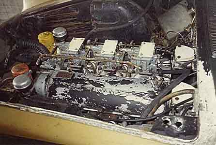 Motorraum vorher