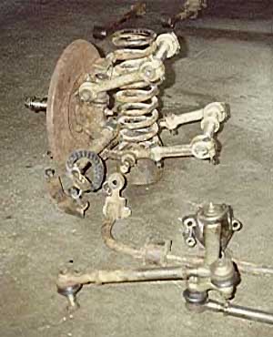 Vorderachse vorher